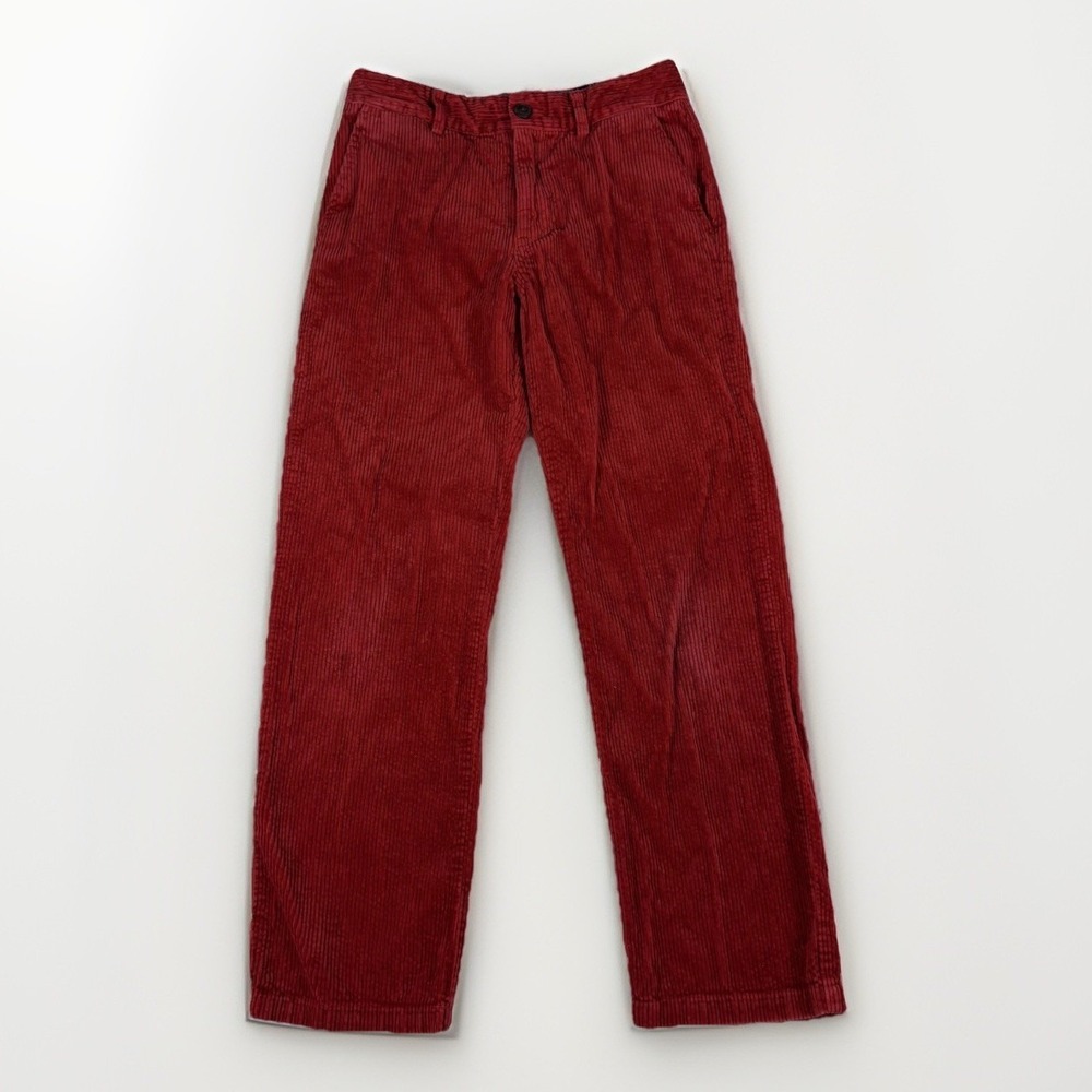 Polo Ralph Lauren‎ Corduroy Pants Kids Size 10 Red Straight Leg Preppy Holiday